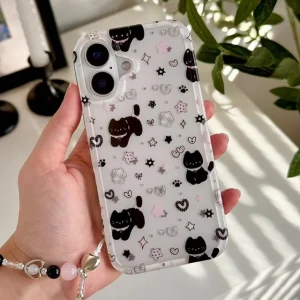 قاب گوشی Baby Cat با آویز آیفونی - کیس مال