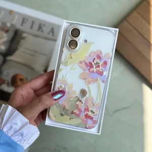 قاب گوشی Lotus flowers گل نیلوفر - کیس مال