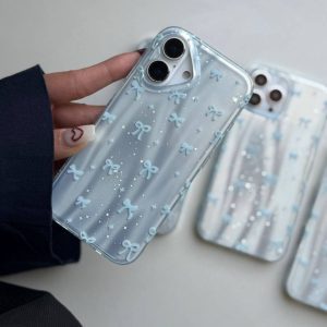 قاب گوشی پاپیونی ابی کورال