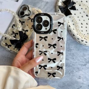 قاب گوشی Cute Bow Tie با آویز - کیس مال