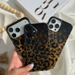 قاب گوشی ایفون پلنگی اكليلی IMD Leo Glitter - کیس مال