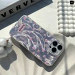 قاب گوشی پروانه های موجی صورتی (IMD Butterflies Pink)-کیس قاب