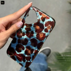 قاب گوشی پلنگی فیروزه ای (Imd Leo Cyan)-کیس قاب